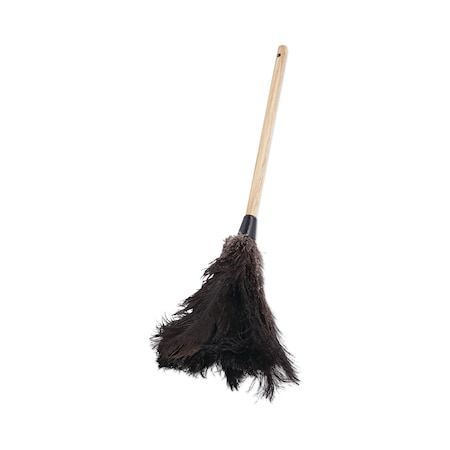 Boardwalk Professional Ostrich Feather Duster, 10" Wood Handle BWK20BK